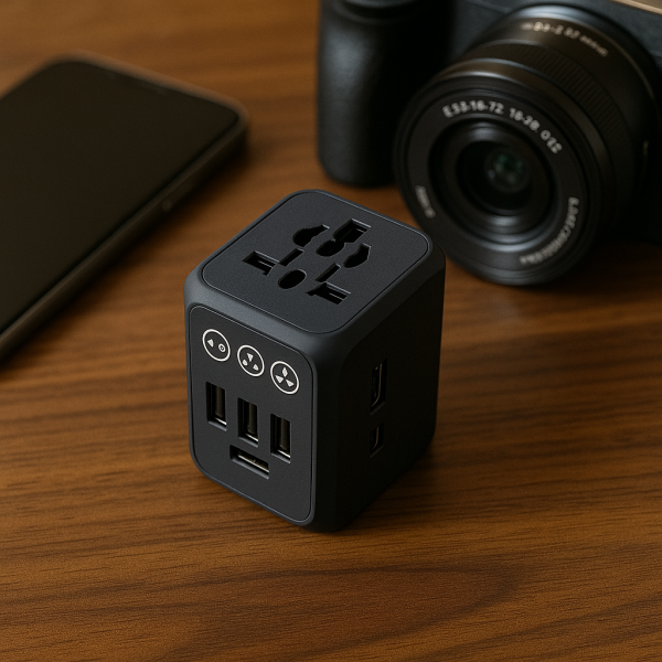 Universal Travel Power Adapter (All-in-One, 150+ Countries)
